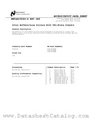 5962-8776001BSA datasheet pdf National Semiconductor