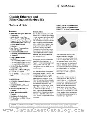 HDMP-T1636A datasheet pdf Agilent (Hewlett-Packard)