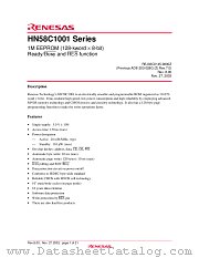 HN58C1001T-15 datasheet pdf Renesas