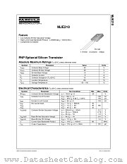 MJE210STU datasheet pdf Fairchild Semiconductor