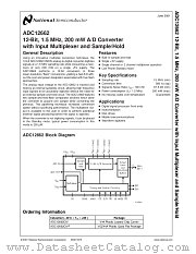 ADC12662CIVF datasheet pdf National Semiconductor