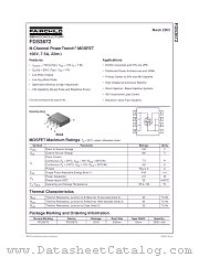 FDS3672_NL datasheet pdf Fairchild Semiconductor