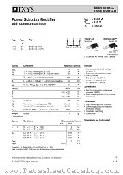 DSSK60-015AR datasheet pdf IXYS