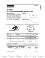 NDC7001C_Q datasheet pdf Fairchild Semiconductor