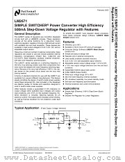 LM2671LDX-12 datasheet pdf National Semiconductor