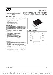 CLP200 datasheet pdf ST Microelectronics