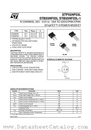 STB55NF03LT4 datasheet pdf ST Microelectronics