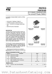 PD57018S datasheet pdf ST Microelectronics