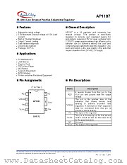 AP1187 datasheet pdf Anachip
