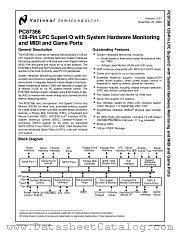PC87366-ICK/VLA datasheet pdf National Semiconductor