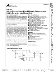 LM2608ATL-1.8 datasheet pdf National Semiconductor