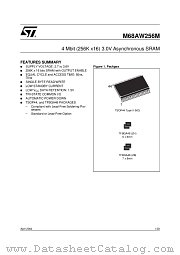 M68AW256ML70ZB6T datasheet pdf ST Microelectronics