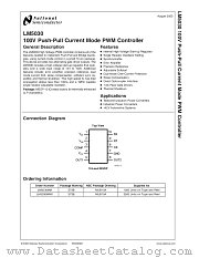 LM5030EVAL datasheet pdf National Semiconductor