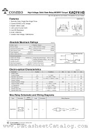 KAQY414S datasheet pdf Cosmo Electronics