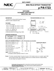 UPA1723G-E1 datasheet pdf NEC