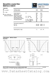 MQF42.0-1000/01 datasheet pdf Vectron