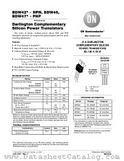BDW47 datasheet pdf ON Semiconductor