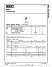 1N3064TR datasheet pdf Fairchild Semiconductor