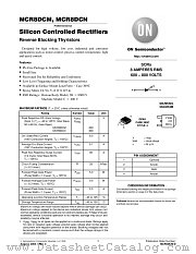 MCR8DCMT4 datasheet pdf ON Semiconductor