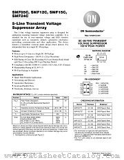 SMF05CT1 datasheet pdf ON Semiconductor