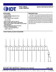 IDT54FCT827BTDB datasheet pdf IDT