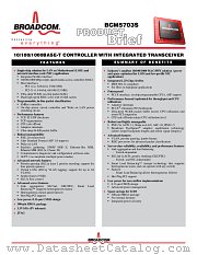 BCM5703S datasheet pdf Broadcom