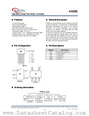 AH286 datasheet pdf Anachip