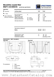 MQF11.02-0850/05 datasheet pdf Vectron