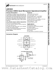LMC6064AIM datasheet pdf National Semiconductor