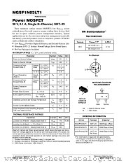 MGSF1N03LT3 datasheet pdf ON Semiconductor