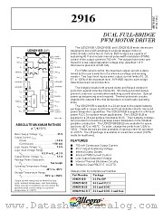 UDQ2916LB-T datasheet pdf Allegro MicroSystems