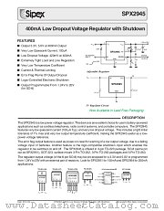 SPX2945R-L-5.0/TR datasheet pdf Sipex Corporation