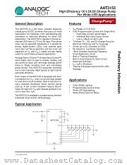 AAT3153 datasheet pdf ANALOGIC TECH