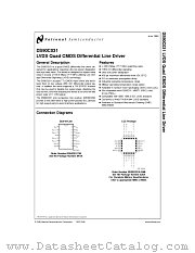 DS90C031WG-QMLV datasheet pdf National Semiconductor