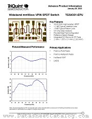 TGS4301-EPU datasheet pdf TriQuint Semiconductor