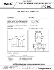 UPC393HA(MS) datasheet pdf NEC