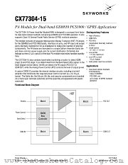 CX77304-15 datasheet pdf Skyworks Solutions