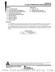 ONET9901TAY datasheet pdf Texas Instruments