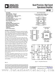 OP467AY/883C datasheet pdf Analog Devices