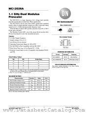 MC12026A datasheet pdf ON Semiconductor