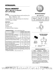 NTR0202PLT1 datasheet pdf ON Semiconductor