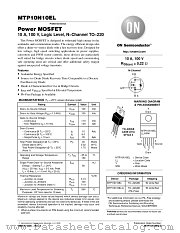 MTP10N10ELG datasheet pdf ON Semiconductor