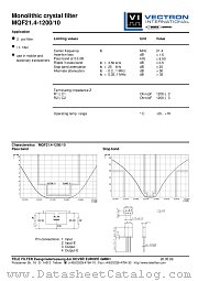 MQF21.4-1200/10 datasheet pdf Vectron