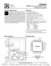 ICS8547 datasheet pdf Texas Instruments