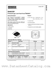 SI4431DY_NL datasheet pdf Fairchild Semiconductor