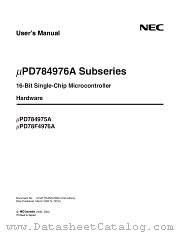 UPD78F4976AGF-3BA datasheet pdf NEC