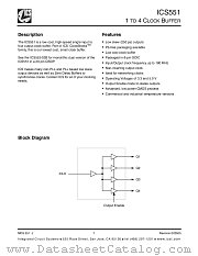 ICS551 datasheet pdf Texas Instruments