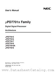 UPD77015 datasheet pdf NEC