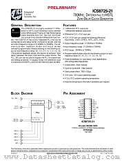 ICS8725-01 datasheet pdf Texas Instruments