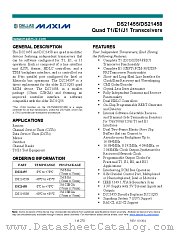 DS21458 datasheet pdf MAXIM - Dallas Semiconductor